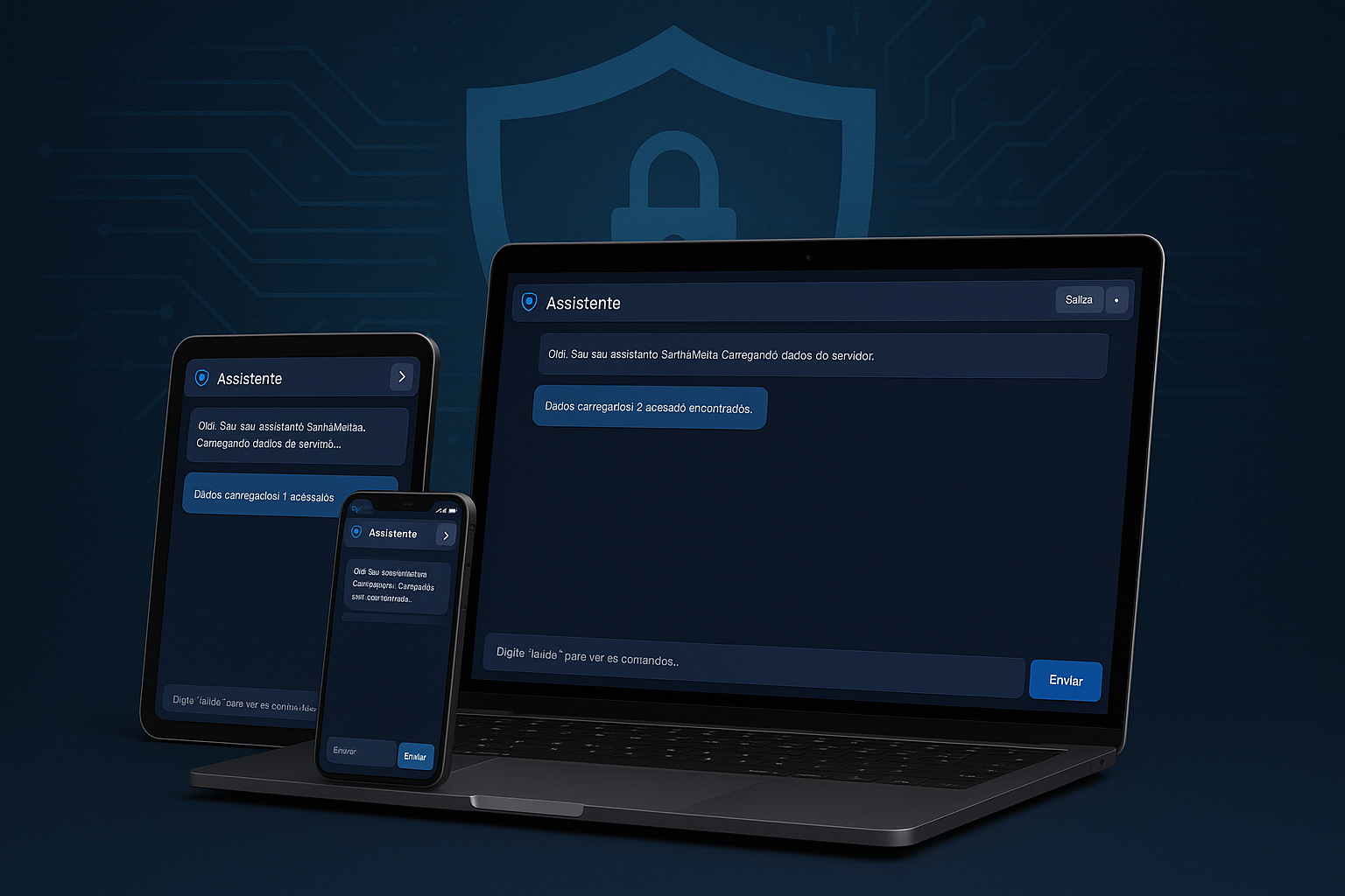 Interface Inteligente da plataforma Senha Mestra